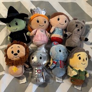 Hallmark Wizard Plush Toy Collection - Green, Pink, Silver, Brown